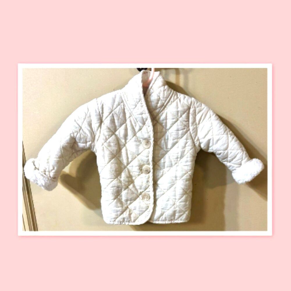 Little Lass Baby Girl’s Quilted Jacket ~ Size 6/9 Mo.